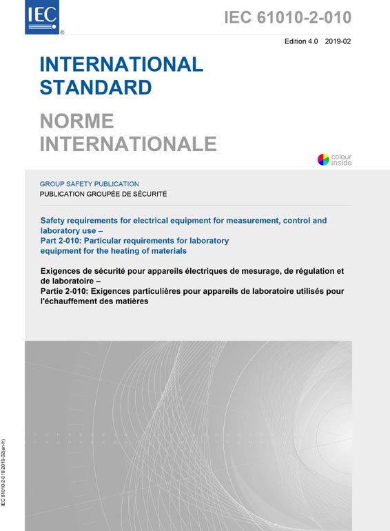 Cover IEC 61010-2-010:2019